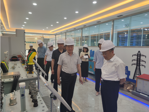 高新区党工委书记宋洪鹏，副书记姚来新一行领导到公司现场调研